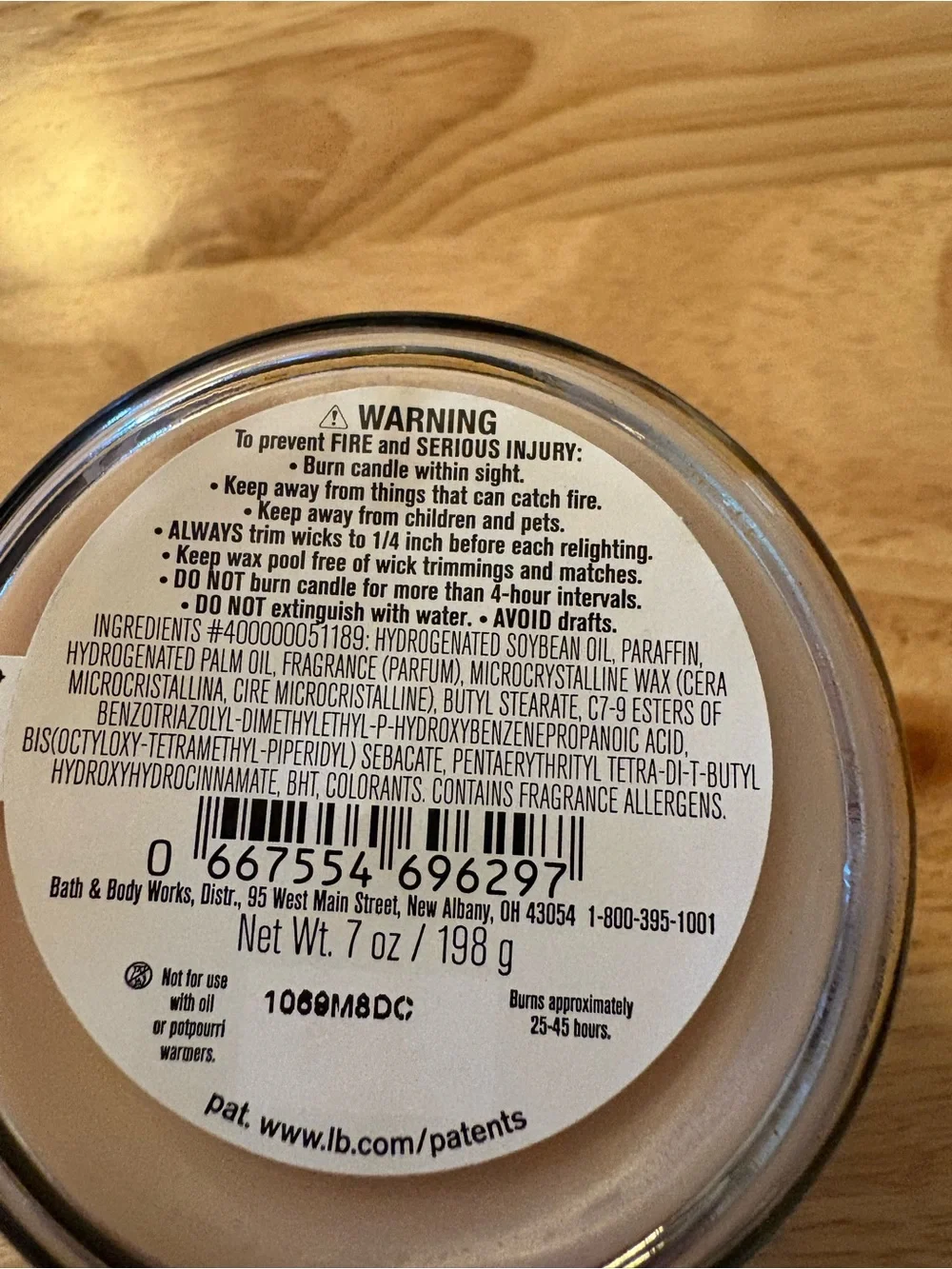 Bath & Body Works White Barn candle 7 oz single wick new Raspberry Mimosa